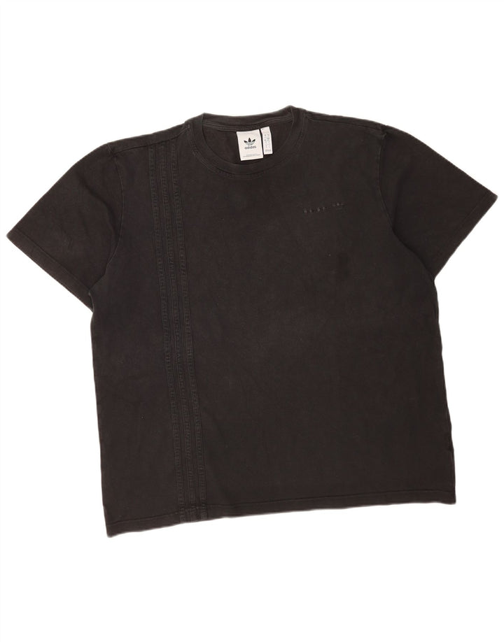Adidas T-Shirt Homme Haut Grand Coton Noir
