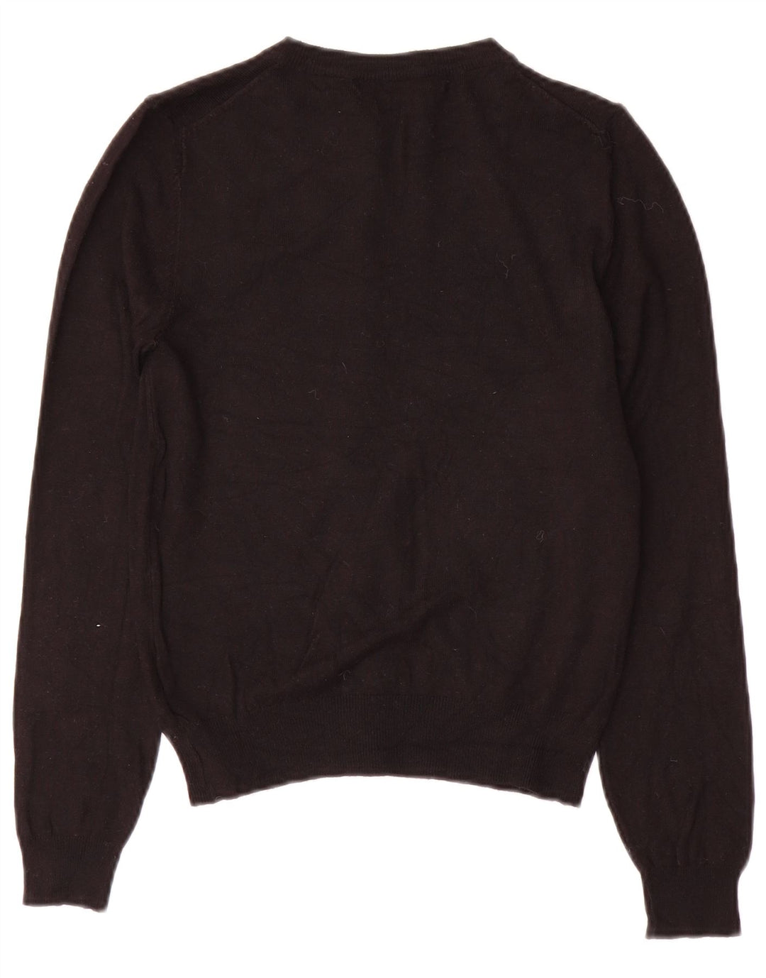 Marks & Spencer Pull Cardigan Femme UK 8 Petit Viscose Noir