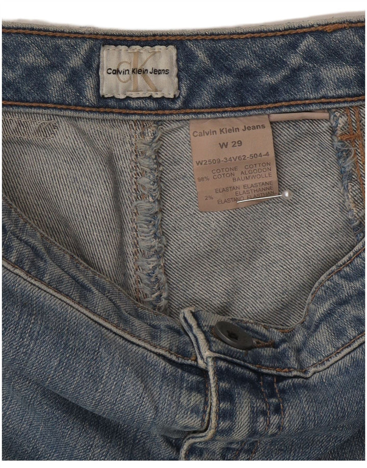 Calvin Klein Jean droit femme W29 L35 bleu coton