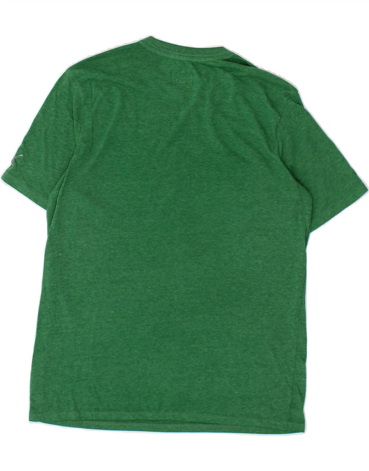 PUMA Mens Graphic T-Shirt Top Small Green Cotton Vintage Puma and Second-Hand Puma from Messina Hembry 