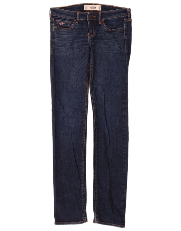 Hollister Jean skinny pour femme US 3 XS W26 L33 Bleu marine Coton