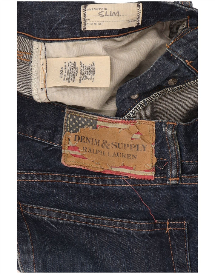 Ralph Lauren Jean Slim Homme W32 L34 Bleu Coton