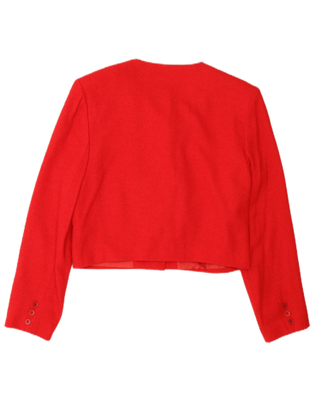 Pimkie Veste blazer courte à 4 boutons pour femme EU 36 Petite viscose rouge