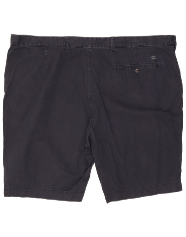 Marks & Spencer Short chino coupe régulière pour homme W48 4XL Bleu marine Coton