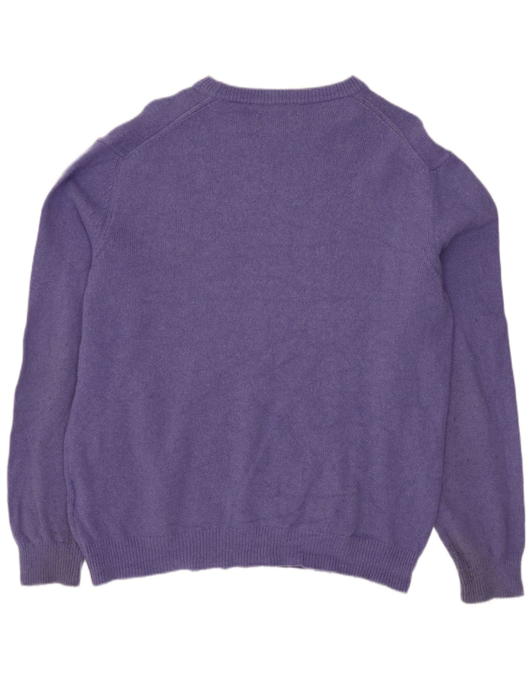 Marlboro Classics Pull col bateau pour homme en laine violette Taille L