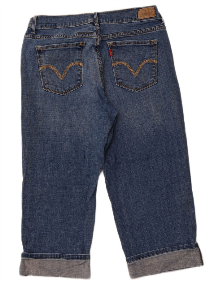 LEVI'S Jean Capri 515 pour femme US 8 Medium W28 L19 Bleu Coton