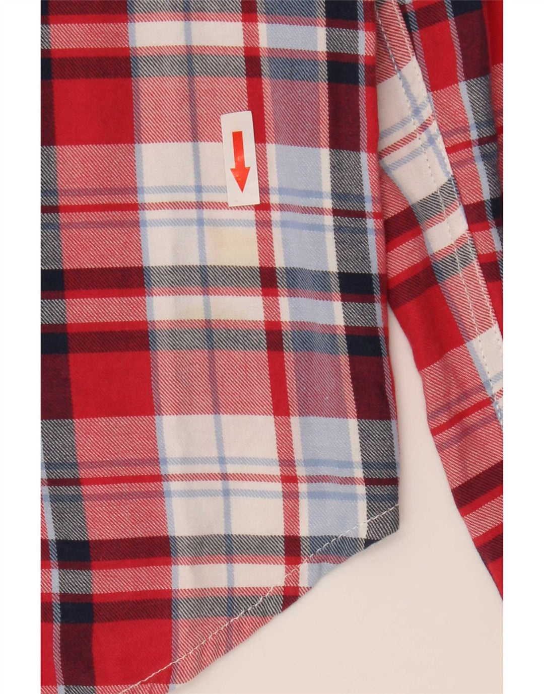 Levi's Chemise Femme UK 44 Coton à Carreaux Rouge Moyen