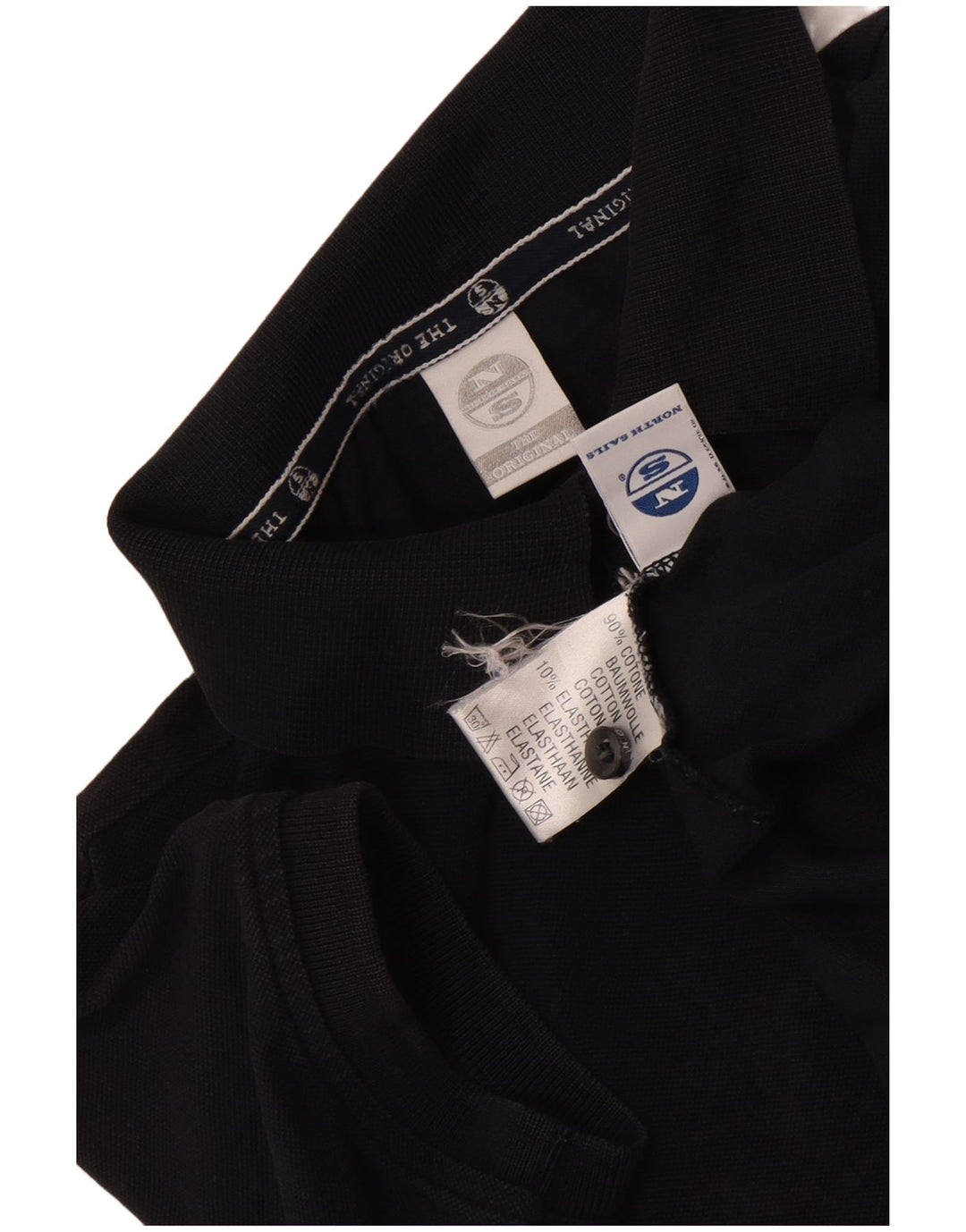 North Sails Polo Femme UK 12 Coton Noir Moyen