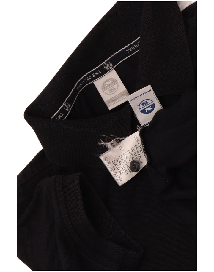 North Sails Polo Femme UK 12 Coton Noir Moyen