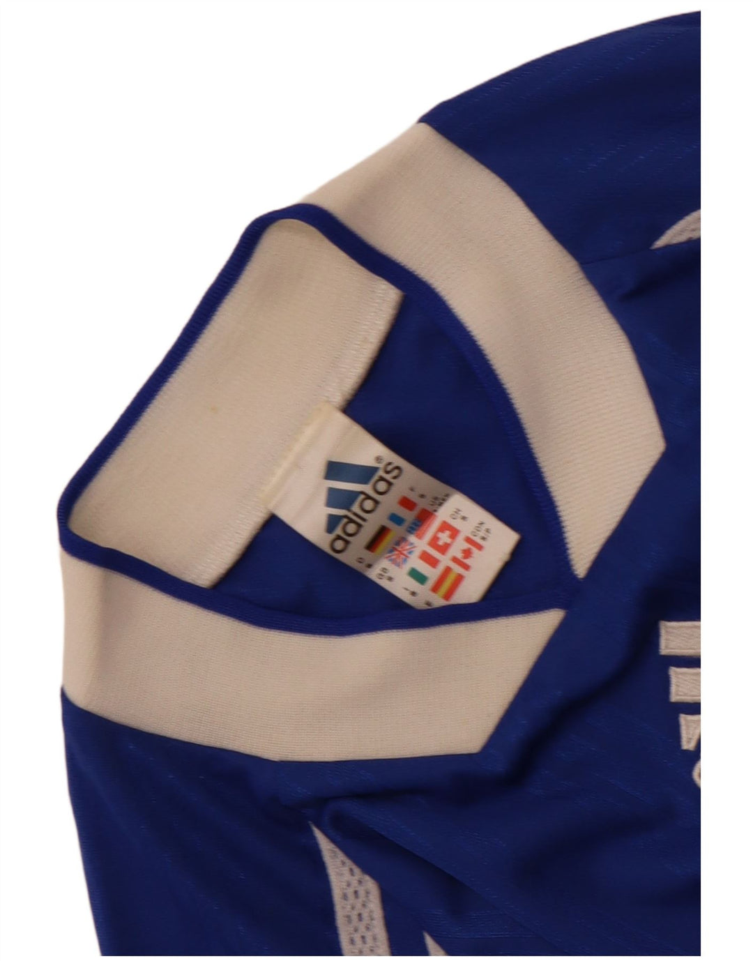 Adidas T-Shirt Homme Haut Petit Bleu Colorblock Polyester