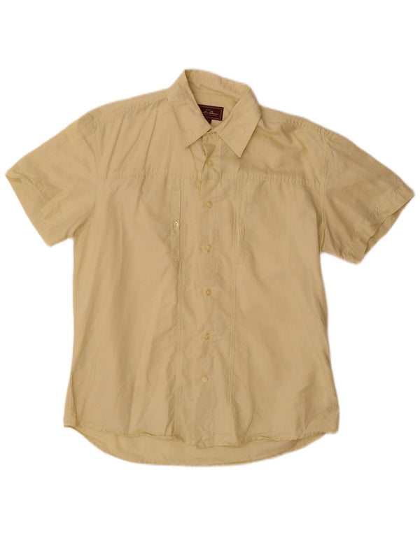 Marlboro Classics Chemise à manches courtes pour homme Large Jaune