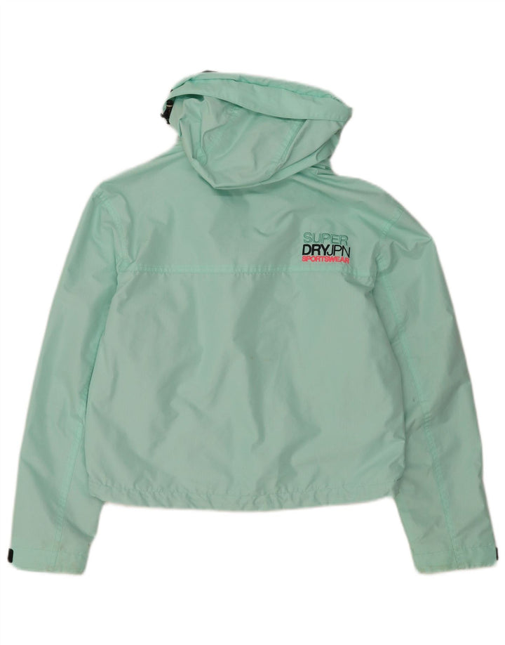 Superdry Veste Bomber Graphique The Windcheater Femme UK 8 Small Turquoise