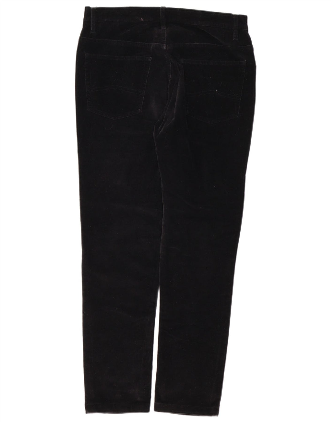 MARLBORO CLASSICS Pantalon Slim Velours Côtelé Femme W29 L28 Coton Noir
