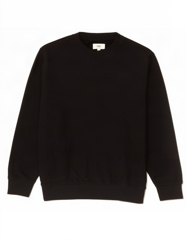 Marks & Spencer Sweat-shirt pour homme XL en coton noir