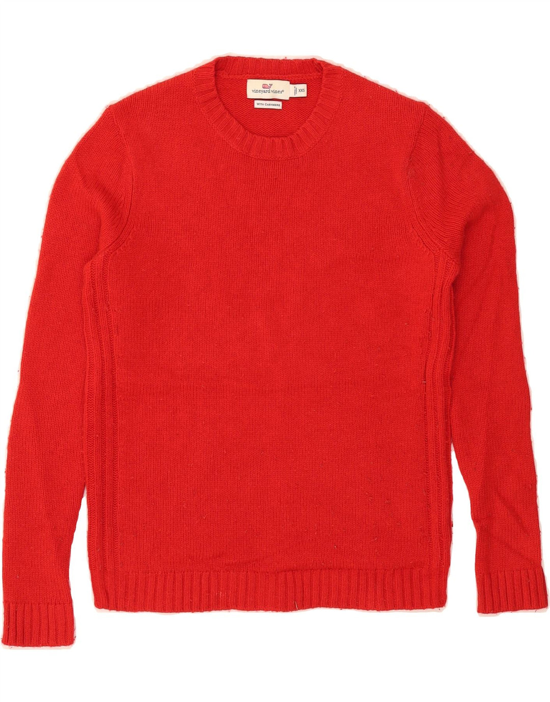 VINEYARD VINES Womens Oversized Crew Neck Jumper Sweater UK  2 2XS Red Vintage Vineyard Vines and Second-Hand Vineyard Vines from Messina Hembry 