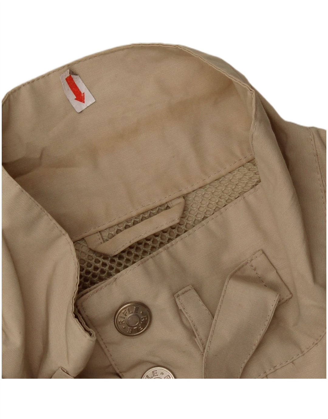 Rifle Veste utilitaire Heritage pour hommes UK 38 Polyester beige moyen