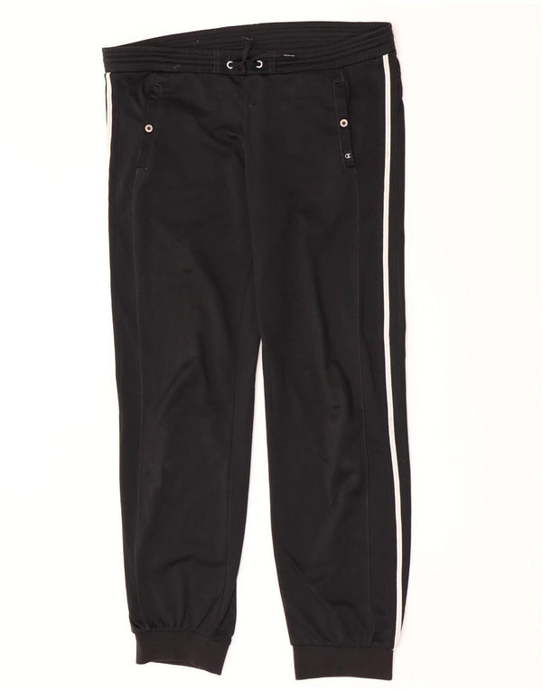 Champion Pantalon de Survêtement Fille 13-14 Ans XL Noir Polyester