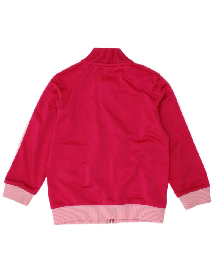ADIDAS Veste de survêtement fille 3-4 ans Rose Polyester
