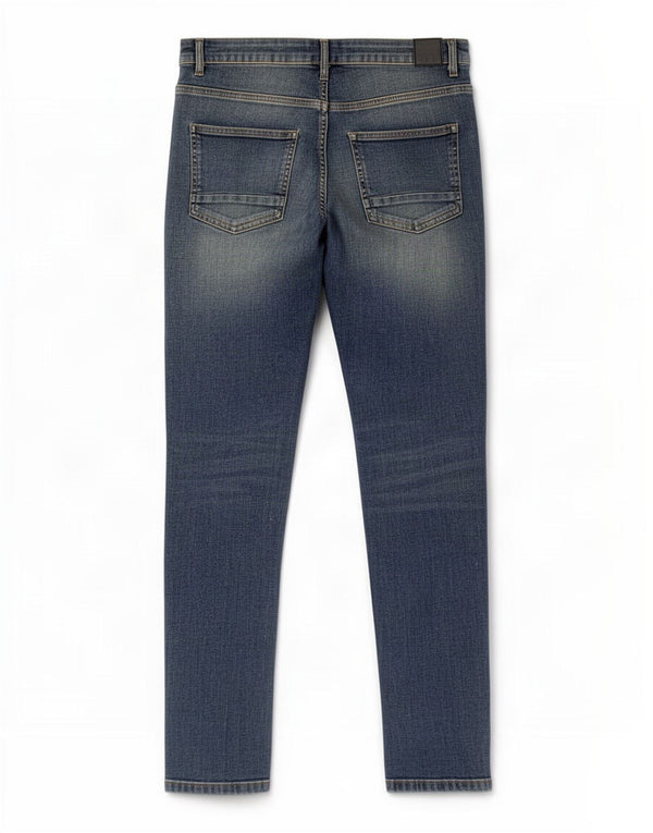 Bench Jean slim vieilli pour homme W34 L32 en coton bleu
