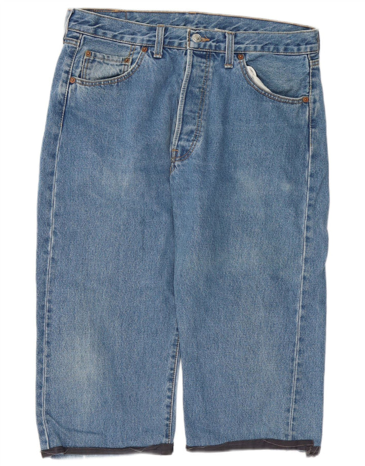 LEVI'S Jean Capri 501 Homme W34 L19 Bleu Coton