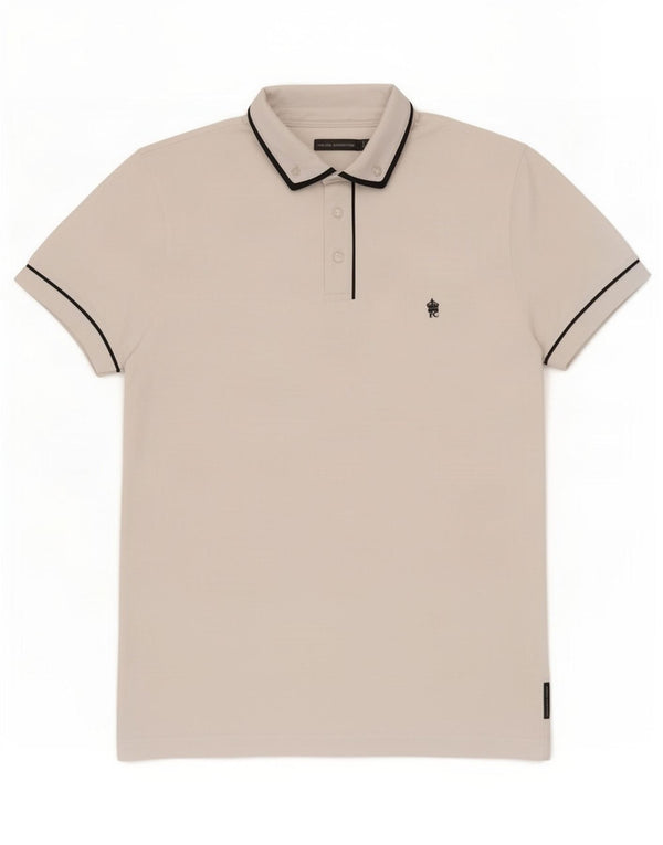 French Connection Polo Homme Grand Blanc Coton