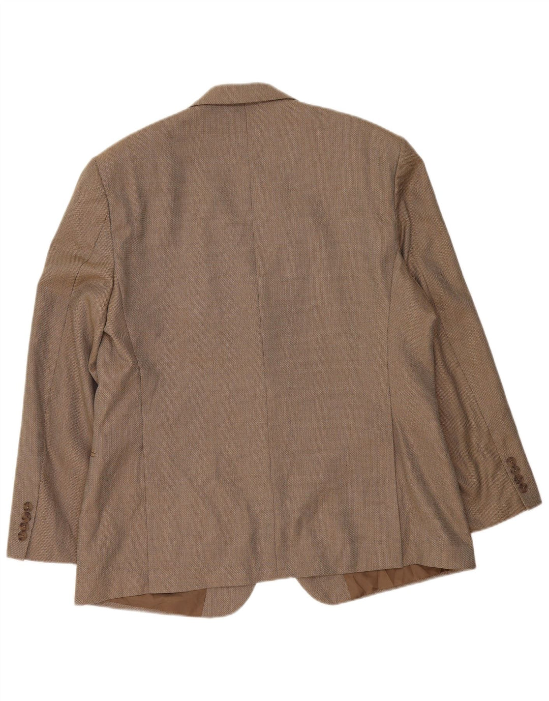 Marks & Spencer Veste blazer à 2 boutons pour homme UK 46 XL Beige Polyester