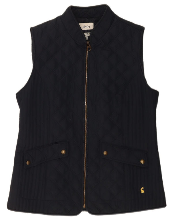 Joules Gilet matelassé pour femme UK 14 Large Bleu Marine Polyester