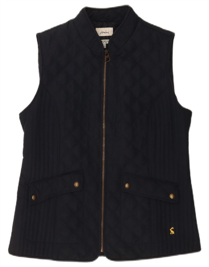 Joules Gilet matelassé pour femme UK 14 Large Bleu Marine Polyester