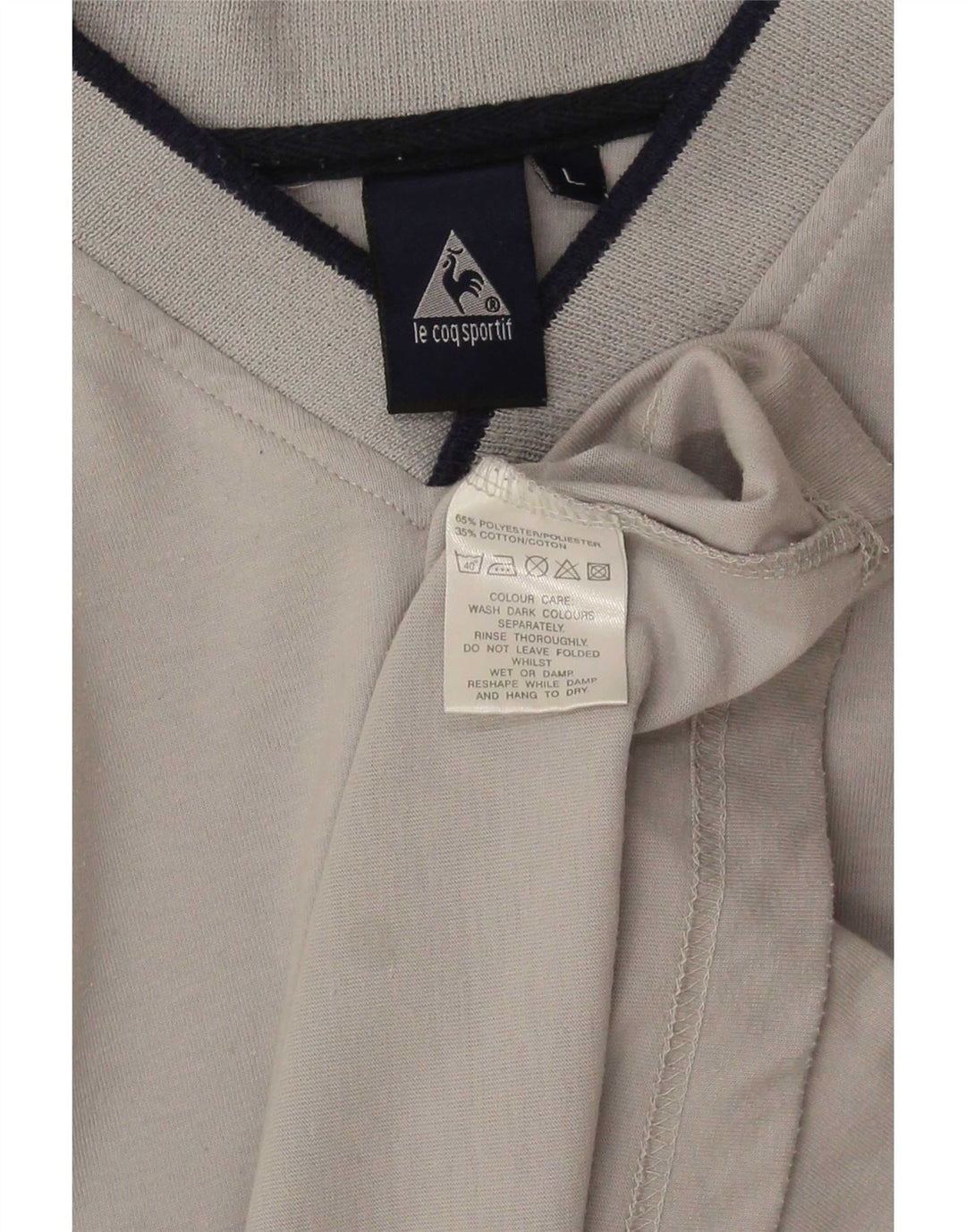 Le Coq Sportif T-Shirt Homme Haut Large Gris Polyester