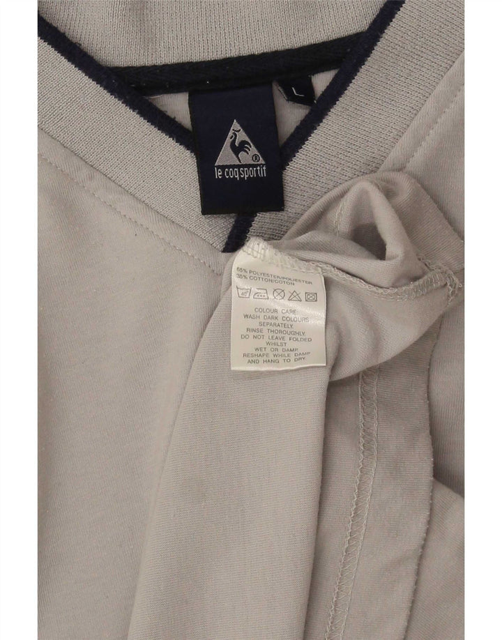 Le Coq Sportif T-Shirt Homme Haut Large Gris Polyester