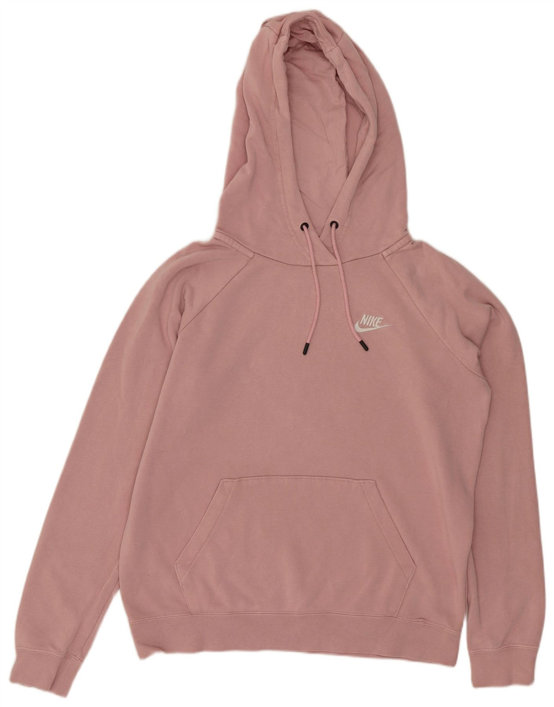 NIKE Pull à capuche surdimensionné pour femme UK 10 Petit coton rose