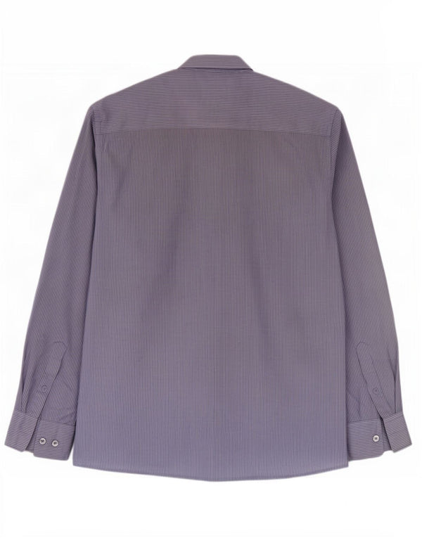 Pierre Cardin Chemise Homme Grande Rayure Bleue Polyester