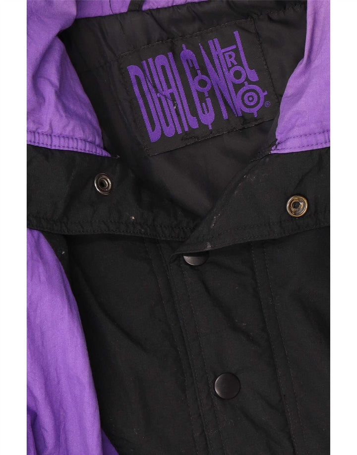 vintage Mens Anorak Jacket UK 40 Grand Purple Colourblock