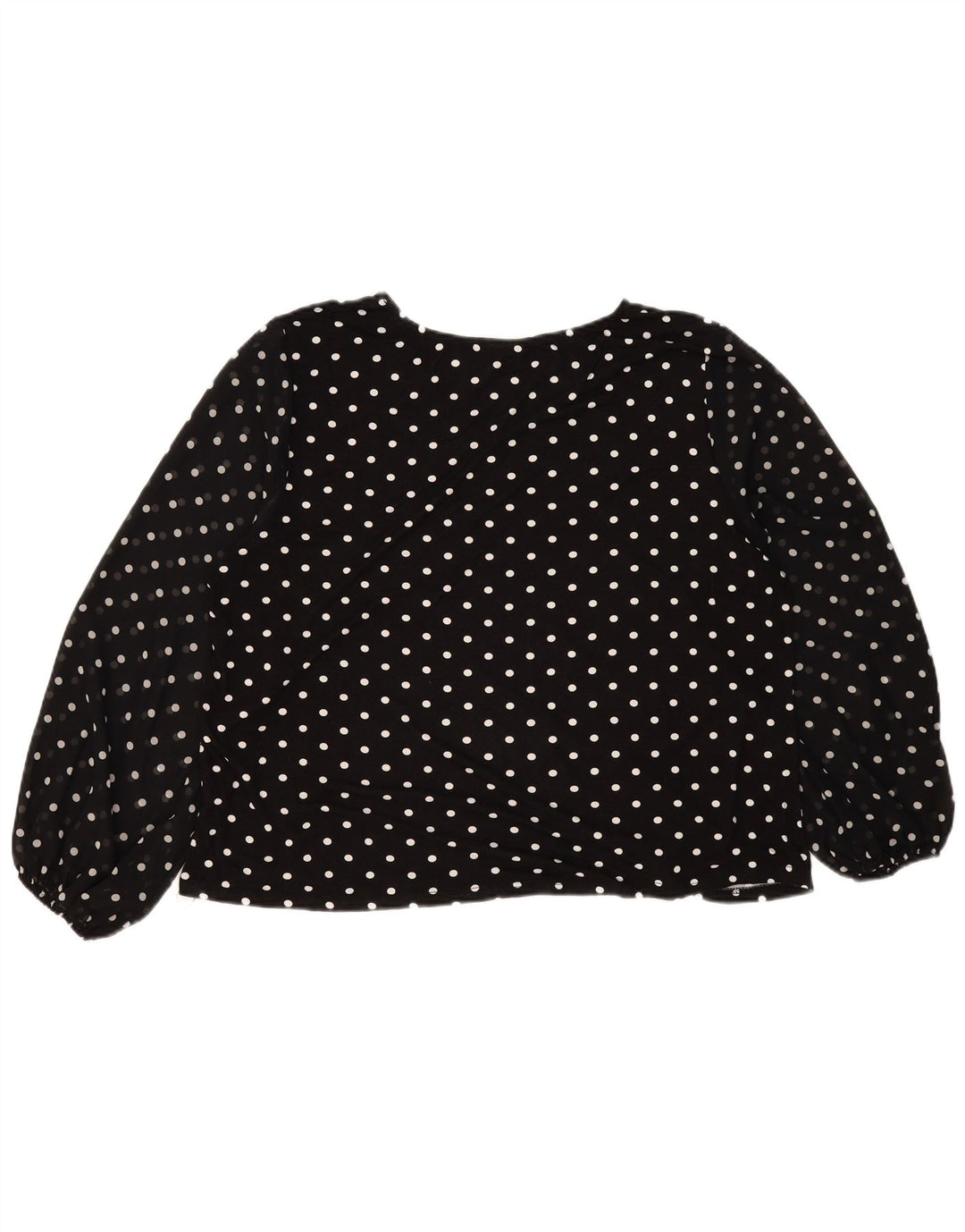 Marks & Spencer Haut chemisier à manches longues Autograph pour femme UK 14 Noir moyen