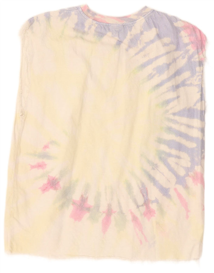 Zara Homme Débardeur Petit Multicolore Tie Dye Coton