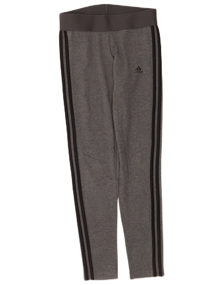 Adidas Leggings Femme UK 8/10 Petit Gris