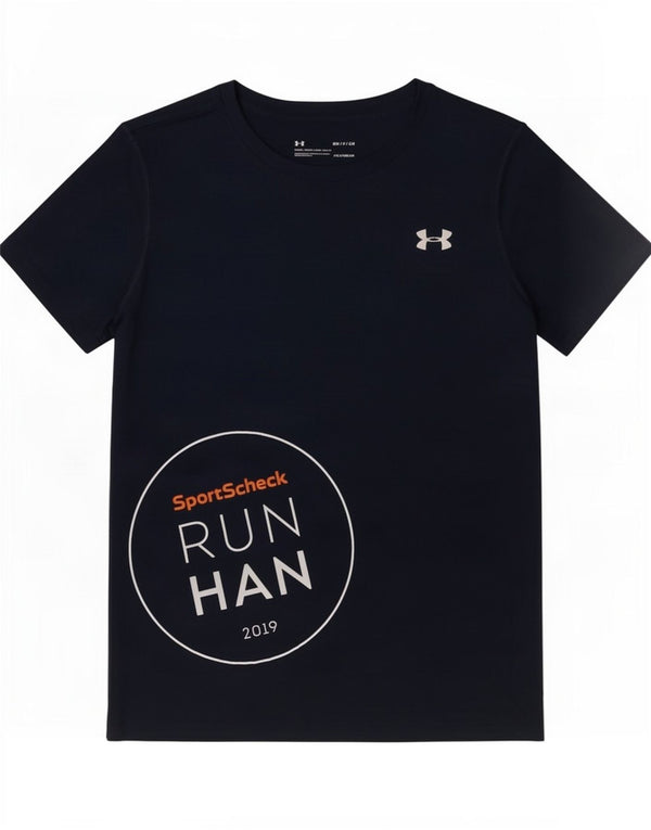 Under Armour T-Shirt Heat Gear Graphic Homme Petit Bleu Marine