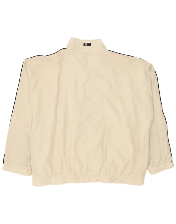 Reebok Veste de survêtement pour homme 2XL Blanc Polyester