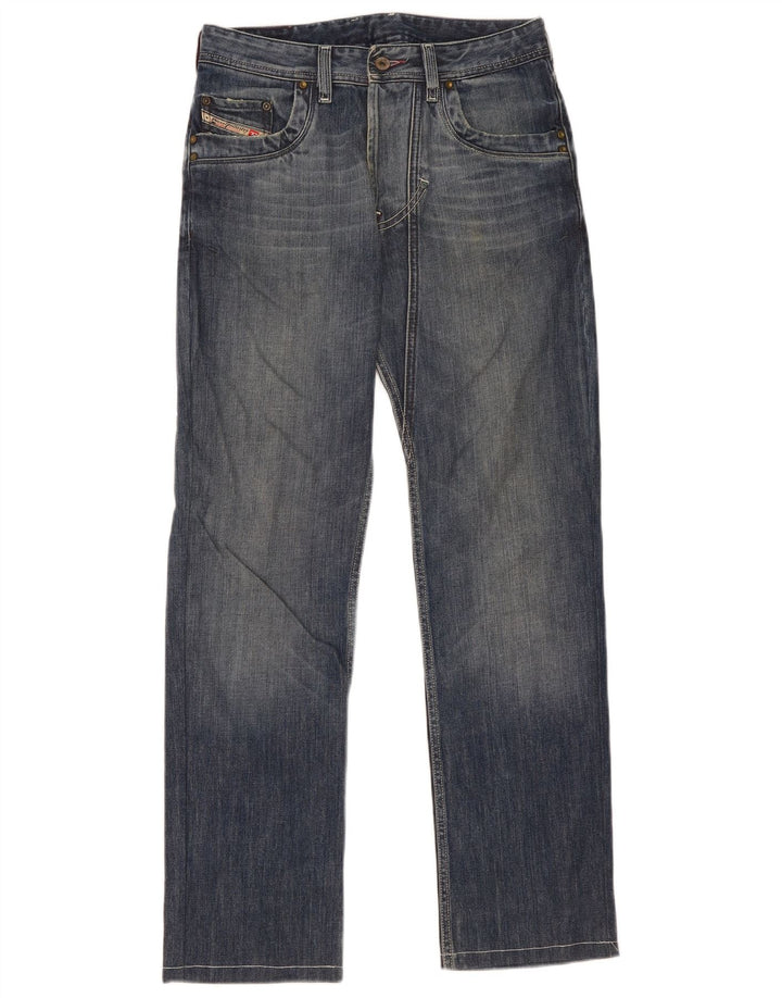 Diesel Jean Droit Homme W29 L32 Bleu Coton