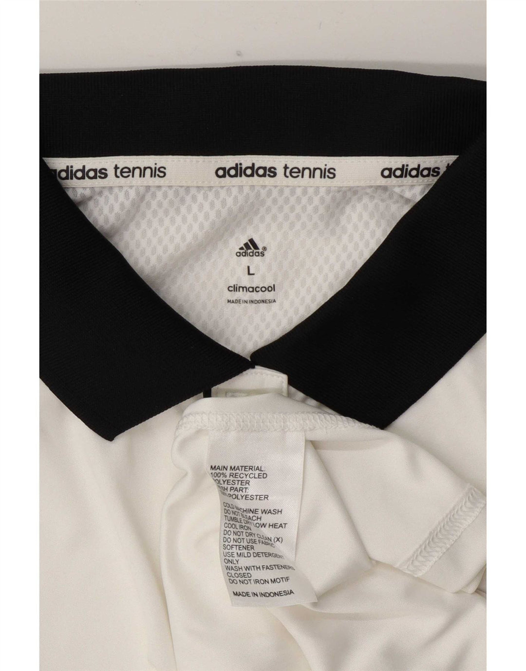Adidas Climacool Rugby Polo pour femme UK 16 Large Blanc Polyester