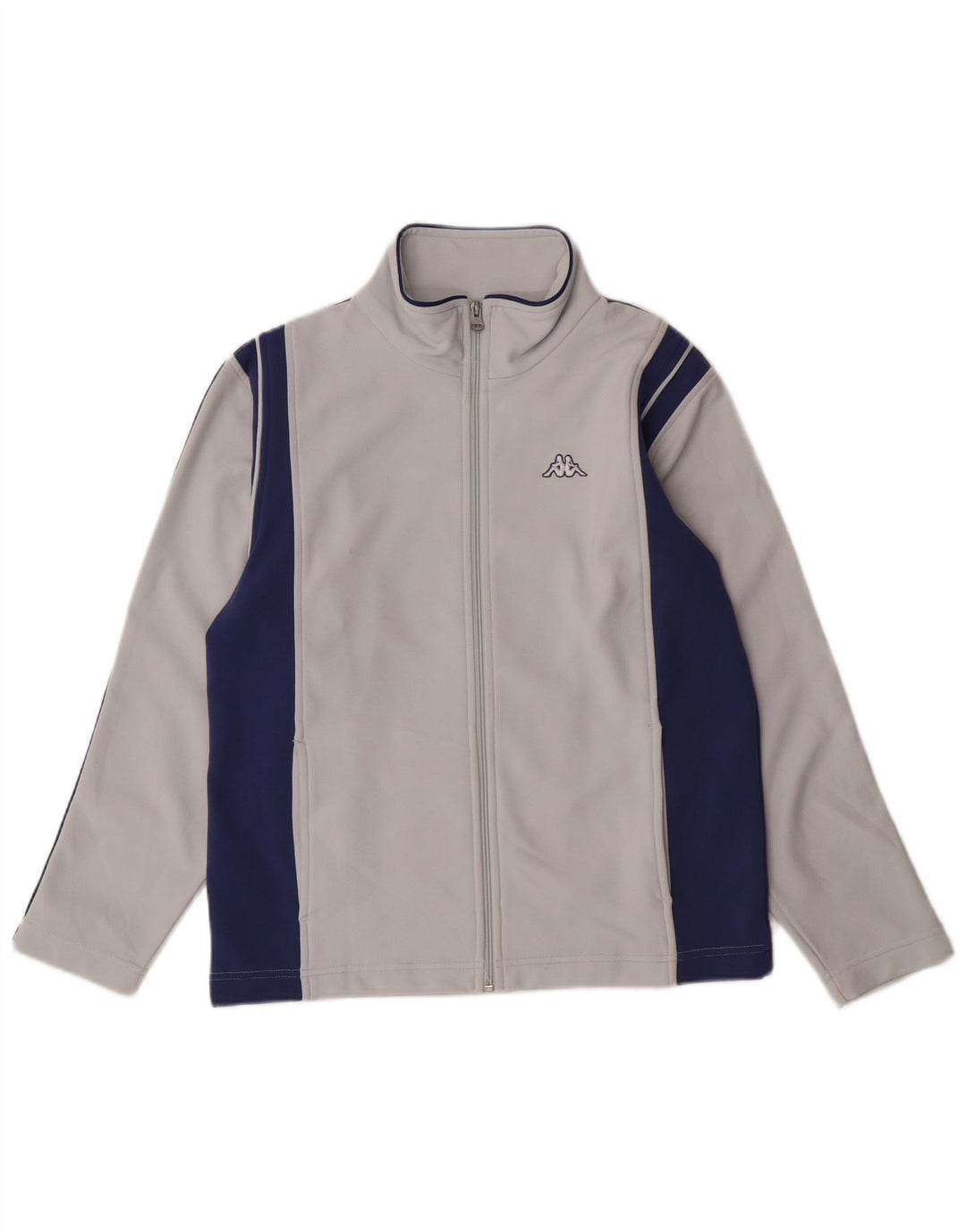 Kappa Veste de Survêtement Homme Bleu Moyen Polyester Colorblock