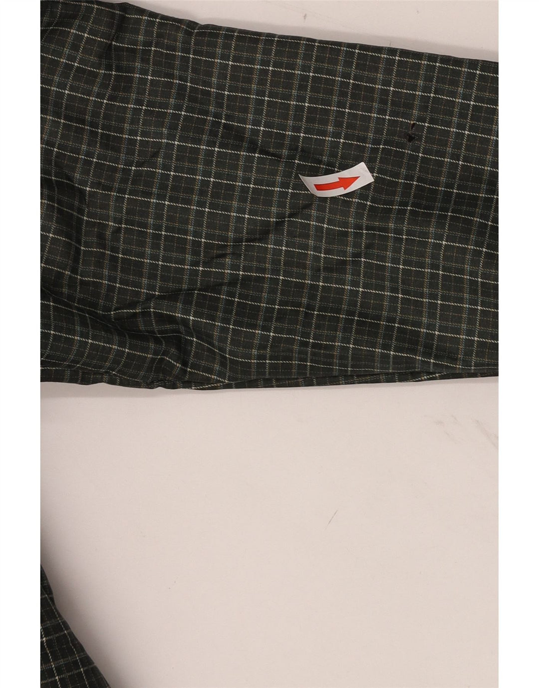 Zara Bomber à capuche pour homme UK 38 en polyester à carreaux vert moyen