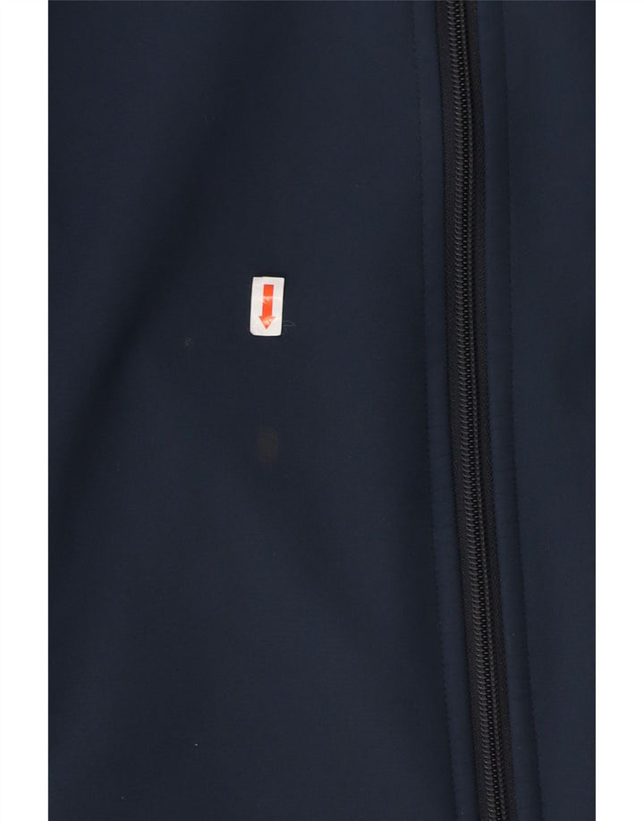 JACK WOLFSKIN Veste de survêtement pour homme UK 36/38 Petit Bleu Marine Polyester