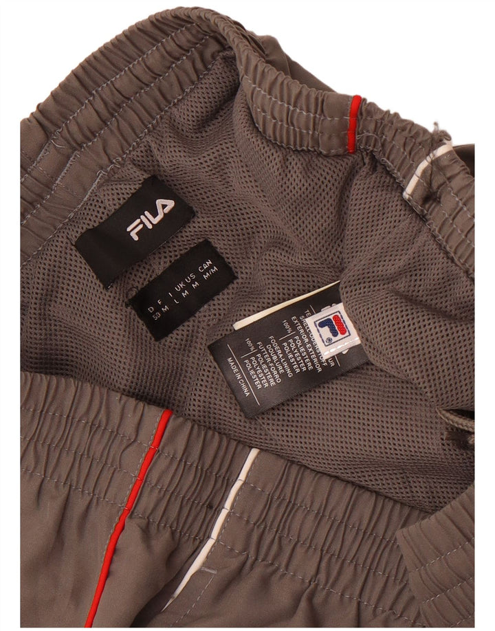 Fila Pantalon De Survêtement Homme Gris Moyen Polyester