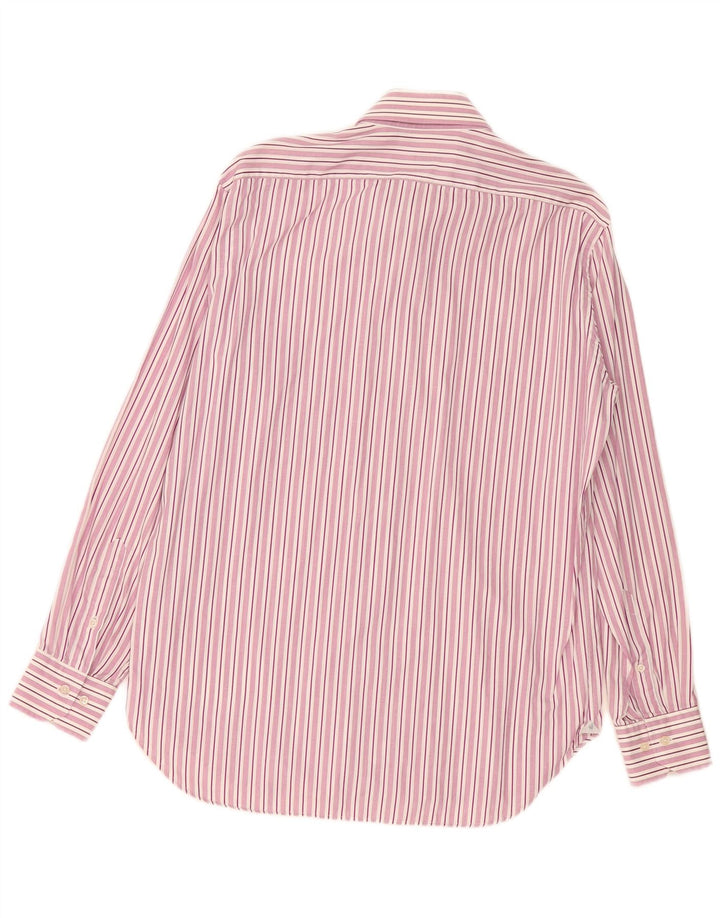 Rodrigo Chemise Homme Large Rose Rayure Coton