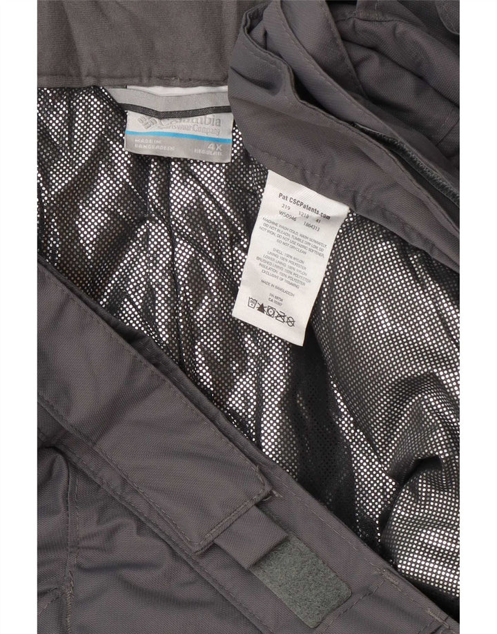 Columbia Pantalon de Ski Homme 4XL Gris Nylon