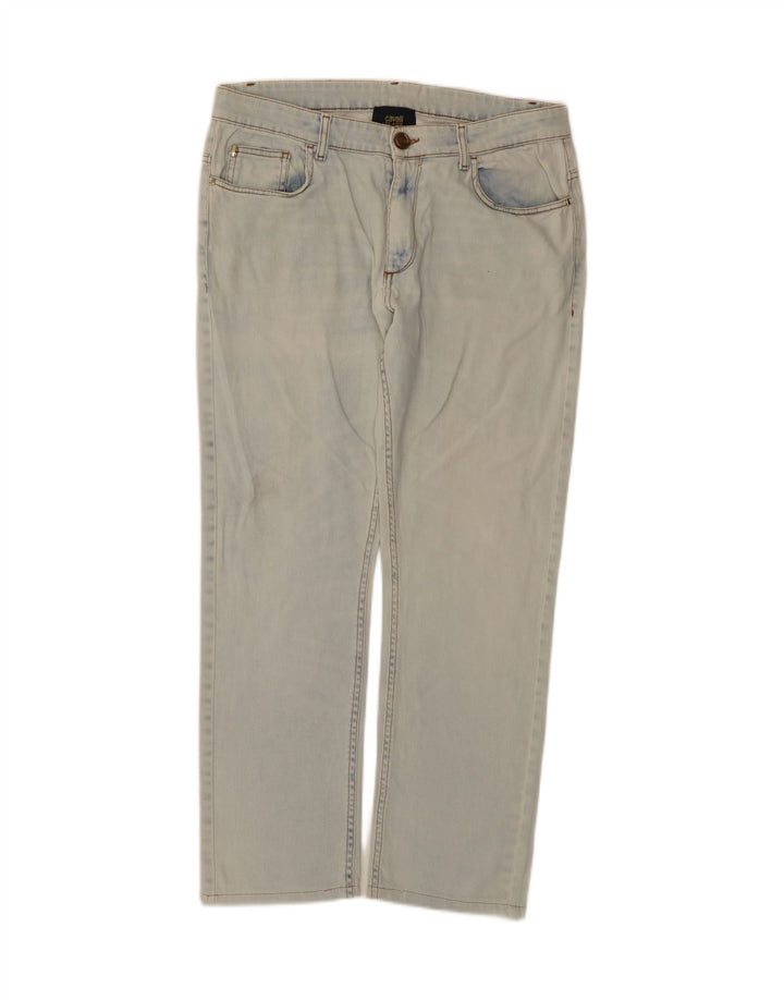 Cavalli Jean droit homme grand W34 L29 bleu coton