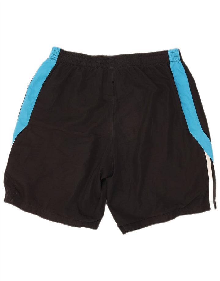 Adidas Short de sport pour homme en polyester color block noir moyen