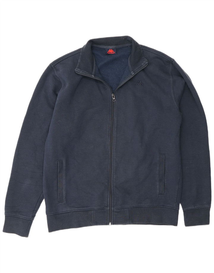 Kappa Veste de survêtement pour homme 2XL Bleu Coton
