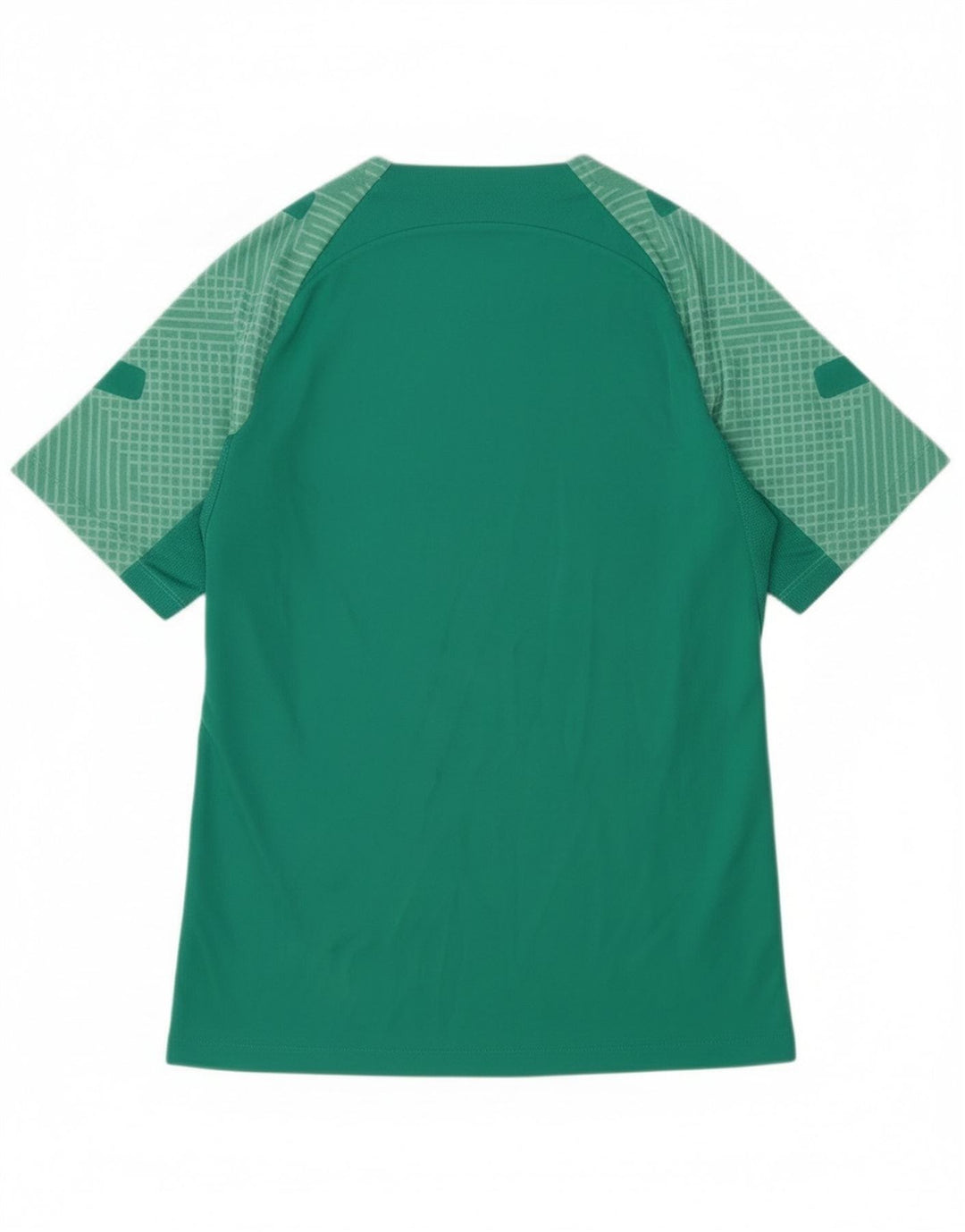 Nike Hommes Dri Fit Slim Fit T-Shirt Haut Petit Vert Polyester